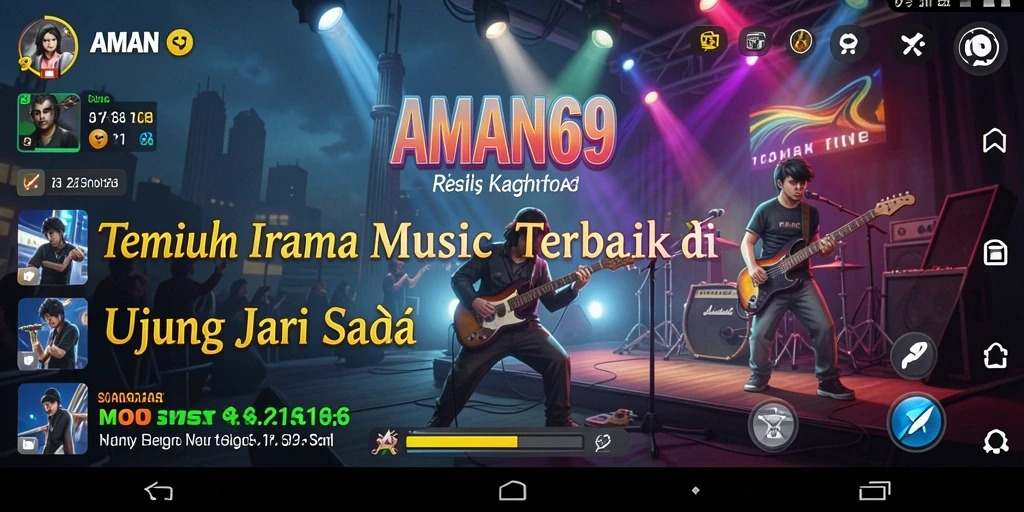 Tampilan gameplay AMAN69 yang mengesankan dan interaktif.