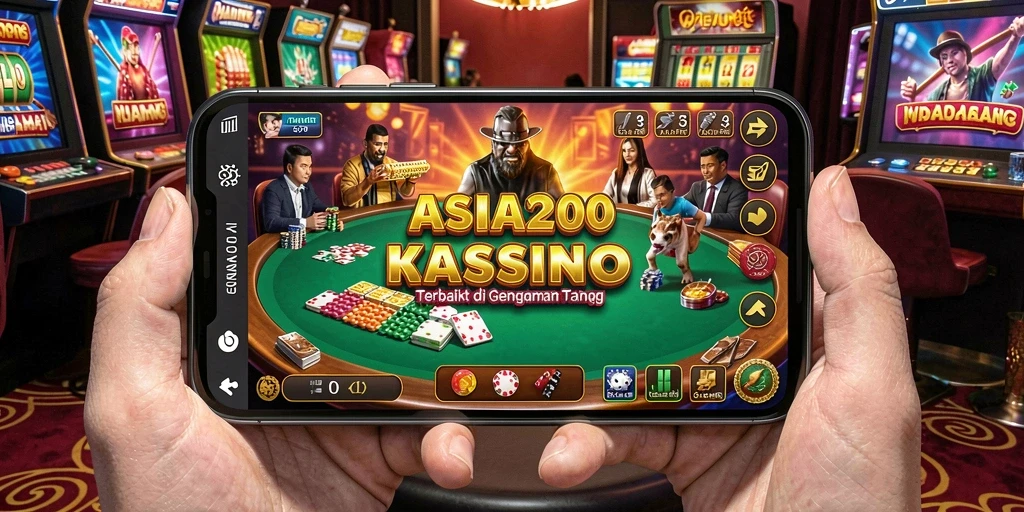 Tampilan gameplay <strong>ASIA200</strong> dengan berbagai permainan kasino yang mengasyikkan.