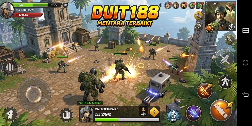 Gameplay menara pertahanan yang mendebarkan dan menantang di DUIT188.