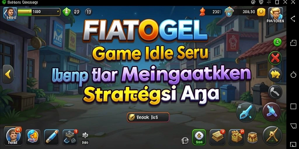 Tampilan gameplay menarik dari FIATOGEL dengan grafis yang cerah.