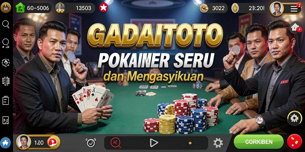 Tampilan gameplay seru di GADAITOTO dengan pemain aktif.