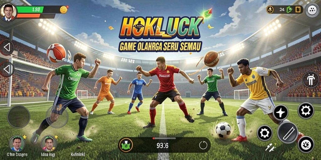 Tampilan gameplay HOKILUCK yang penuh aksi dan seru.