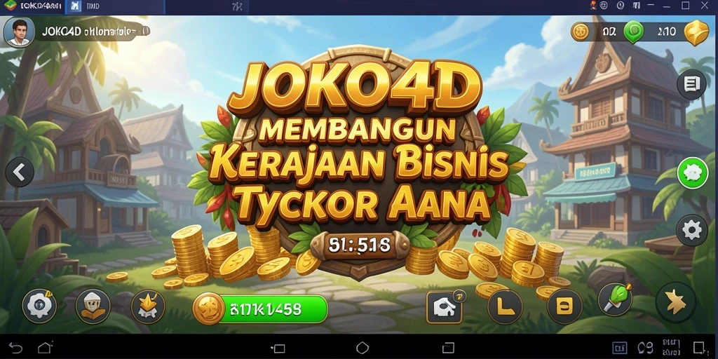 Gameplay <strong>JOKO4D</strong> menampilkan simulasi bisnis yang menantang dan mengasyikkan.