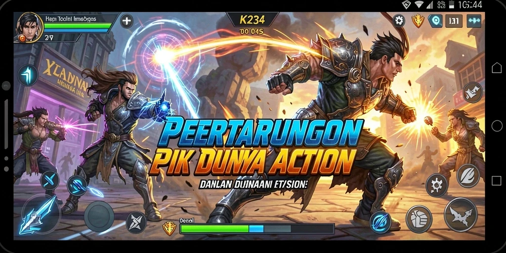 Screenshot utama K234 menampilkan aksi berintensitas tinggi di medan perang.