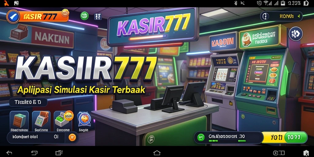 Tampilan gameplay KASIR777 dengan antarmuka kasir yang interaktif.