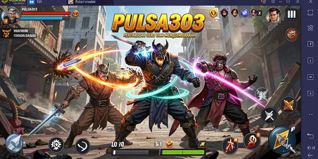 Tampilan gameplay PULSA303 yang mendebarkan dan penuh aksi.