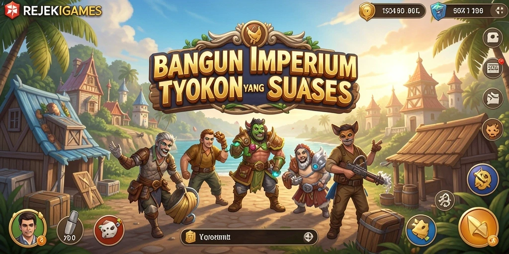 Gameplay menarik dari REJEKIGAMES dalam menciptakan empire bisnis.