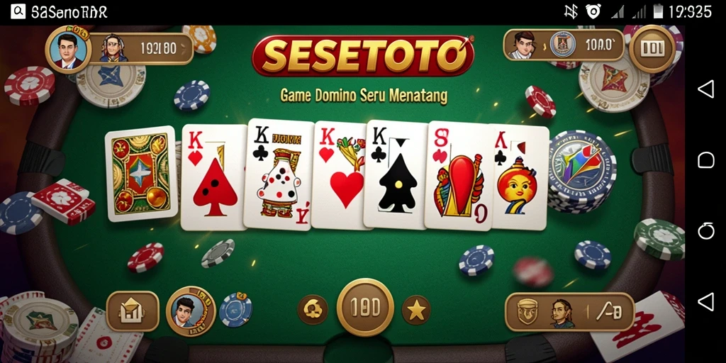 Gameplay menarik SESETOTO dalam pertandingan Domino.