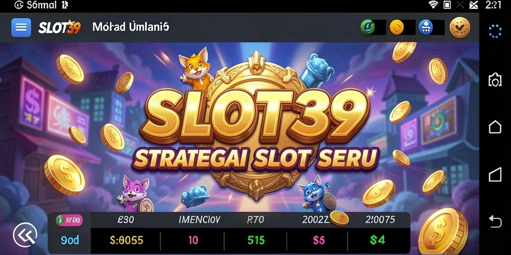 Tampilan gameplay menarik di SLOT39 dengan beragam tema slot.