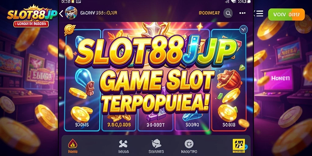 Tampilan gameplay menarik dari SLOT88JP yang penuh warna.
