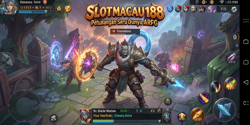 Tampilan gameplay mendebarkan dalam SLOTMACAU188 dengan aksi ARPG yang seru.