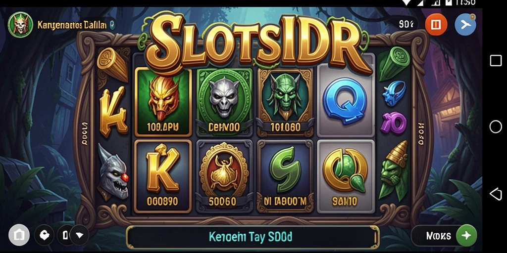 Gameplay SLOTSIDR yang menegangkan dan menyeramkan.