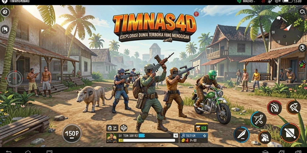 Gameplay Open World yang menarik dan imersif di TIMNAS4D.