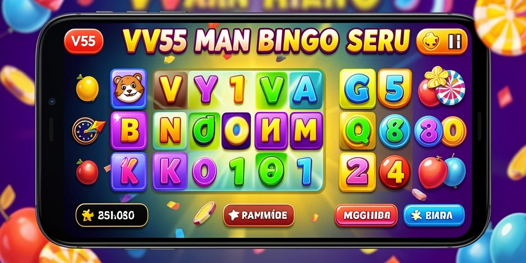 Tampilan gameplay Bingo yang menarik di VV55.