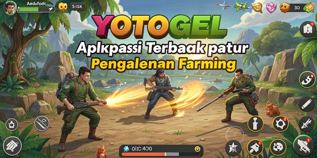 Screenshot YOTOGEL menampilkan gameplay menarik dan berkebun yang seru.